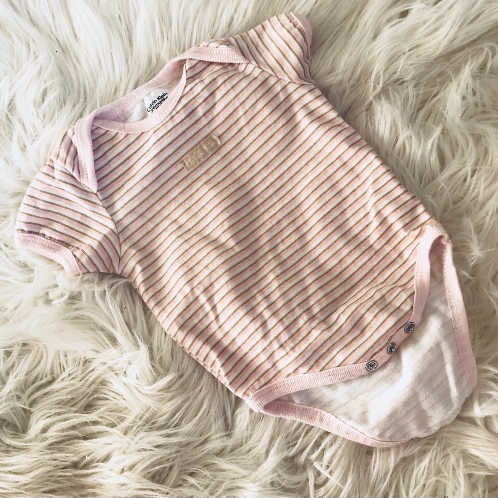 CK 3-6 Short Sleeve Onesie